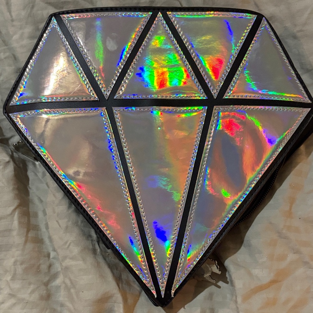 Holographic Diamond-Shaped Bag brush set
BRAND NEW